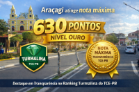 Araçagi inicia 2026 seguindo com nota máxima em transparência, segundo TCE/PB